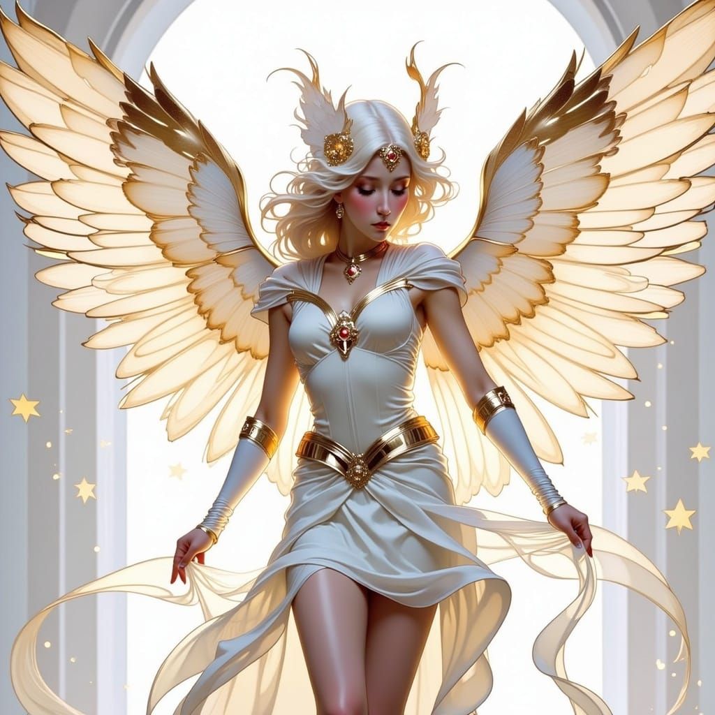 Sailor Moon Serenity with Gold Wings