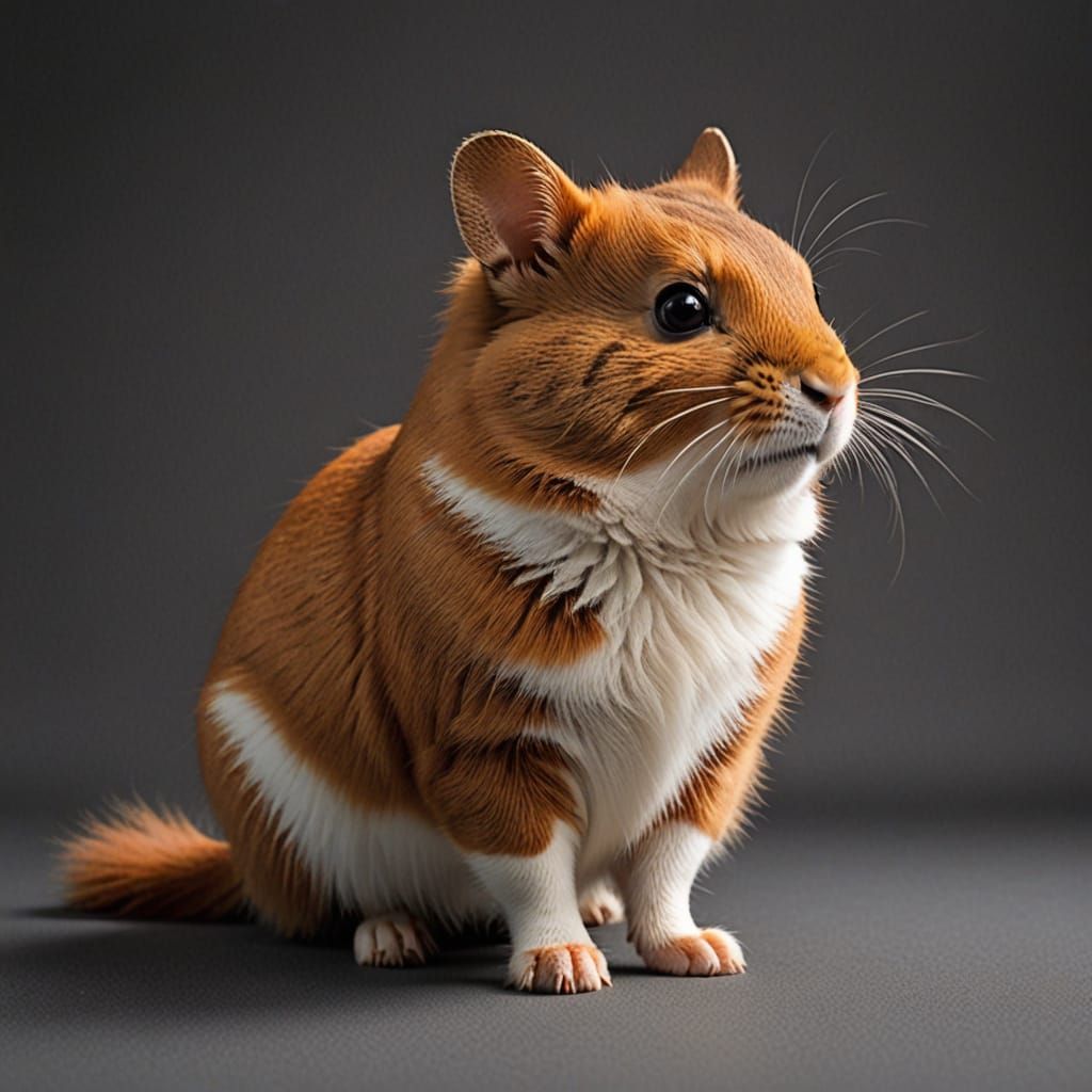 Grotesque Hamster Generated by AI
