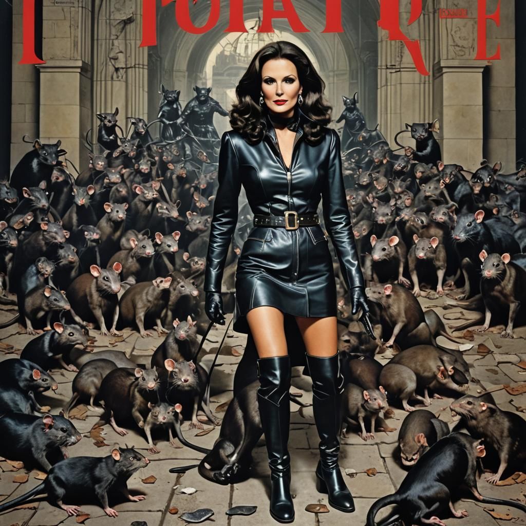 Giant Rats Magazine Cover Featuring Lynda Carter