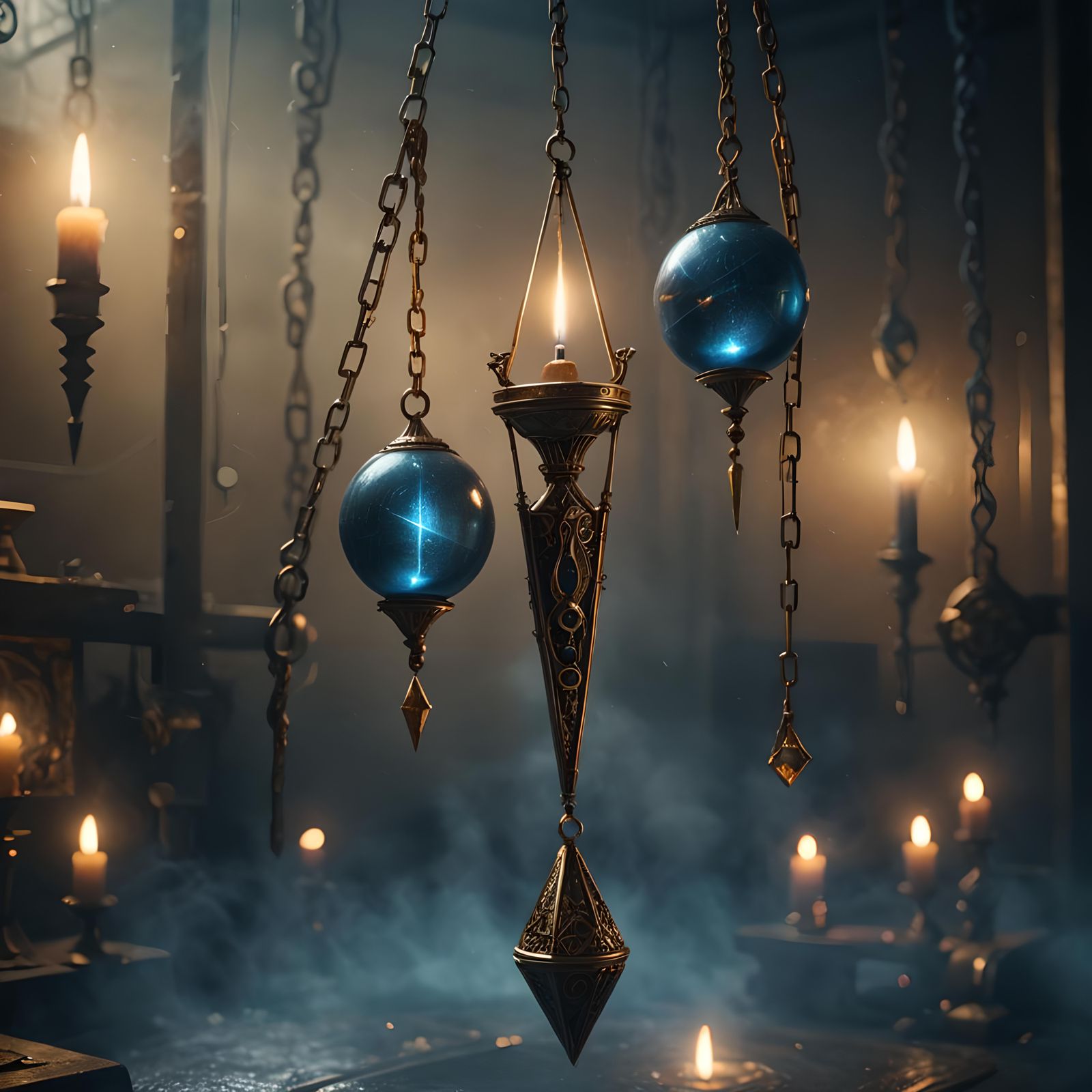 Pendulum in Detailed Matte Painting Style