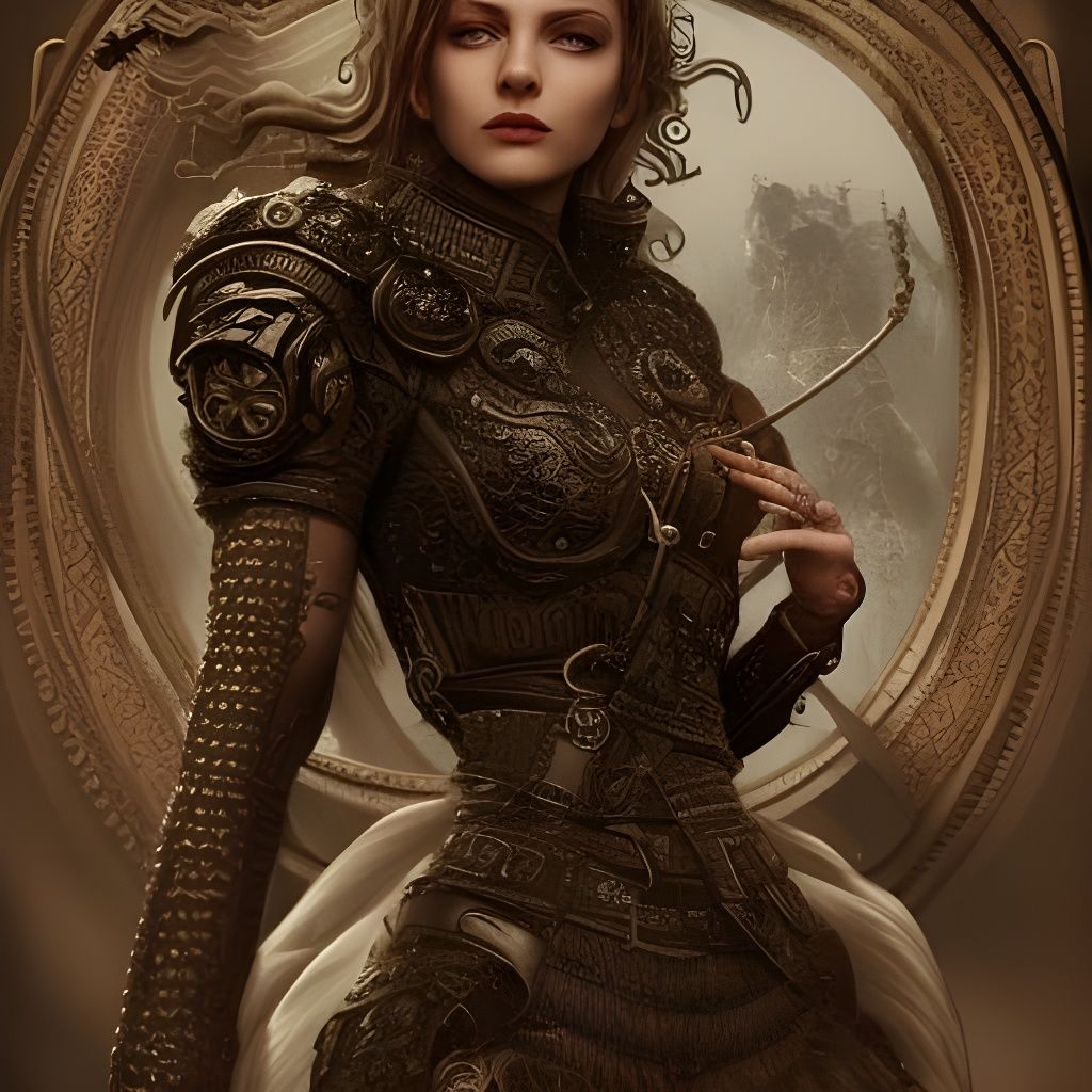 Intricate Steampunk Man in Detailed Digital Painting