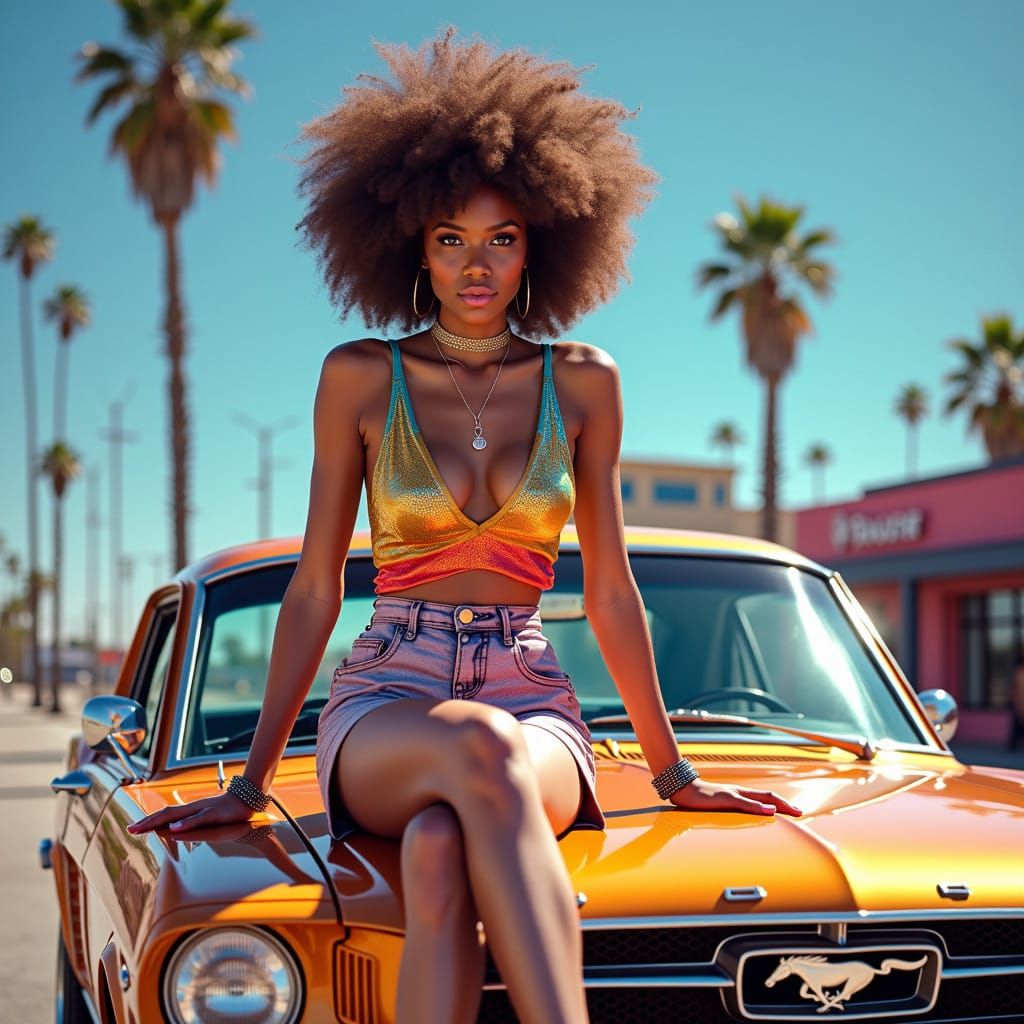 Psychedelic Dream on Chrome Wheels