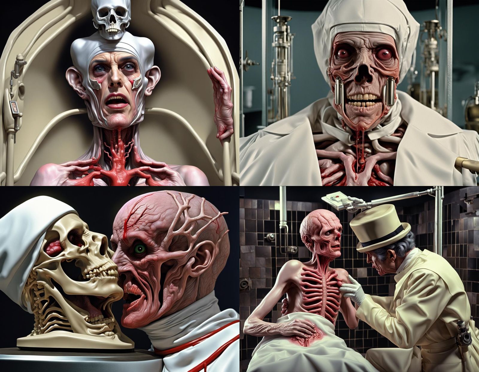 Disturbing Photorealistic Vivisection of Deformed Organs