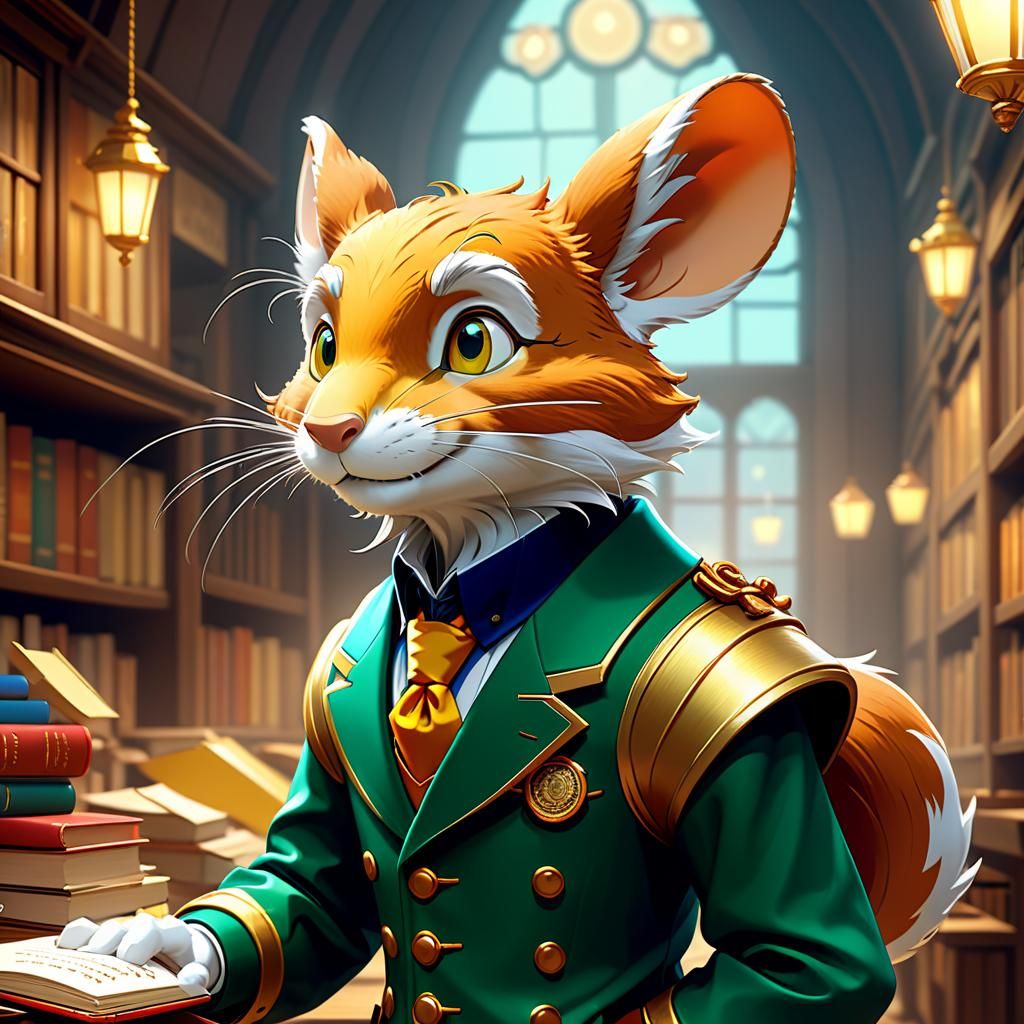 Geronimo Stilton in Detailed 3D Anime Art