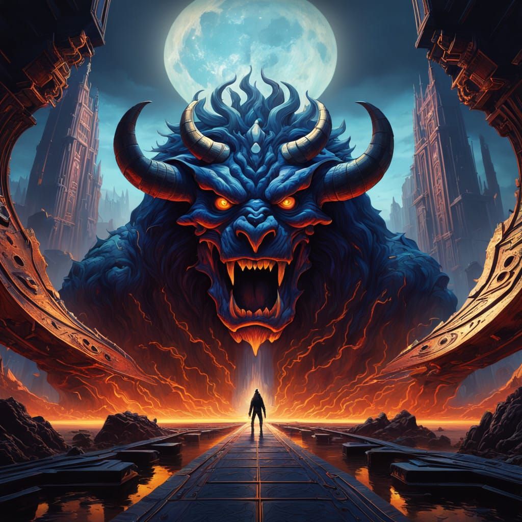 Majestic Dio Logo in Fantasy Realm