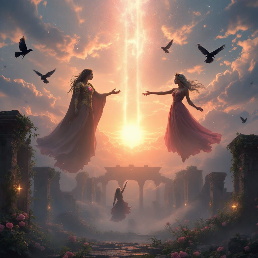 Divine Ascension of the Coven of the Broken Heart at Sunrise