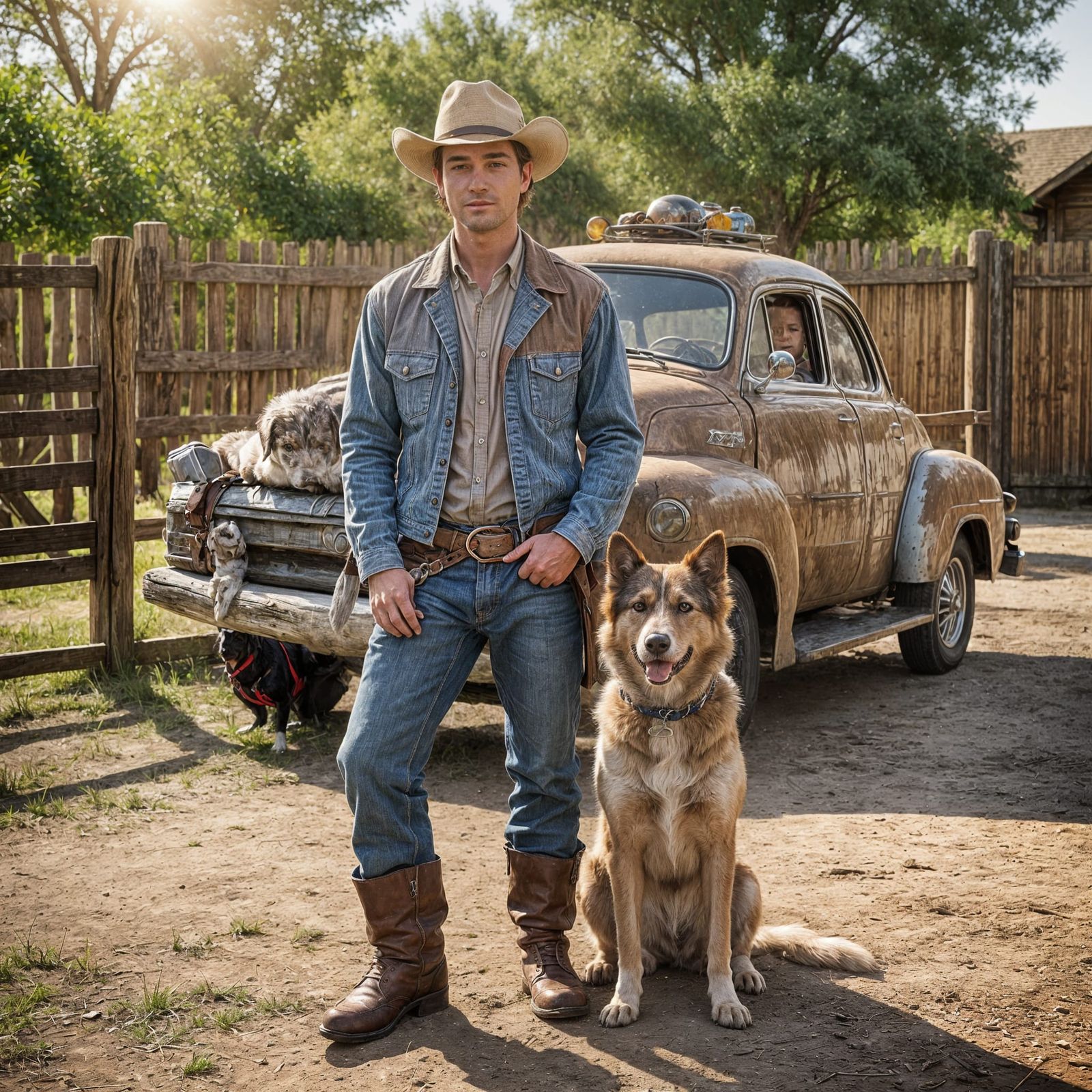 Cal Worthington and Spot the Dog