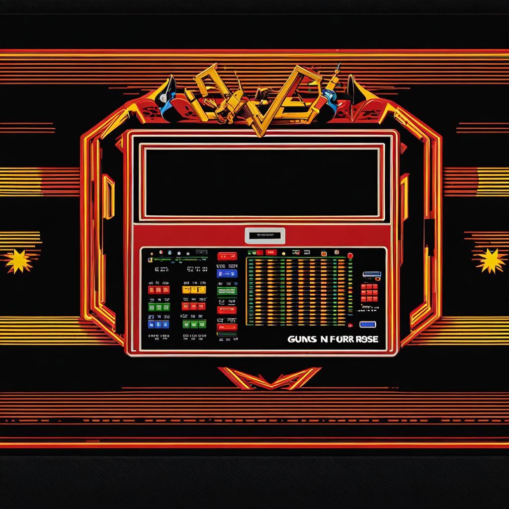 Guns N' Roses Logo Meets Atari 600