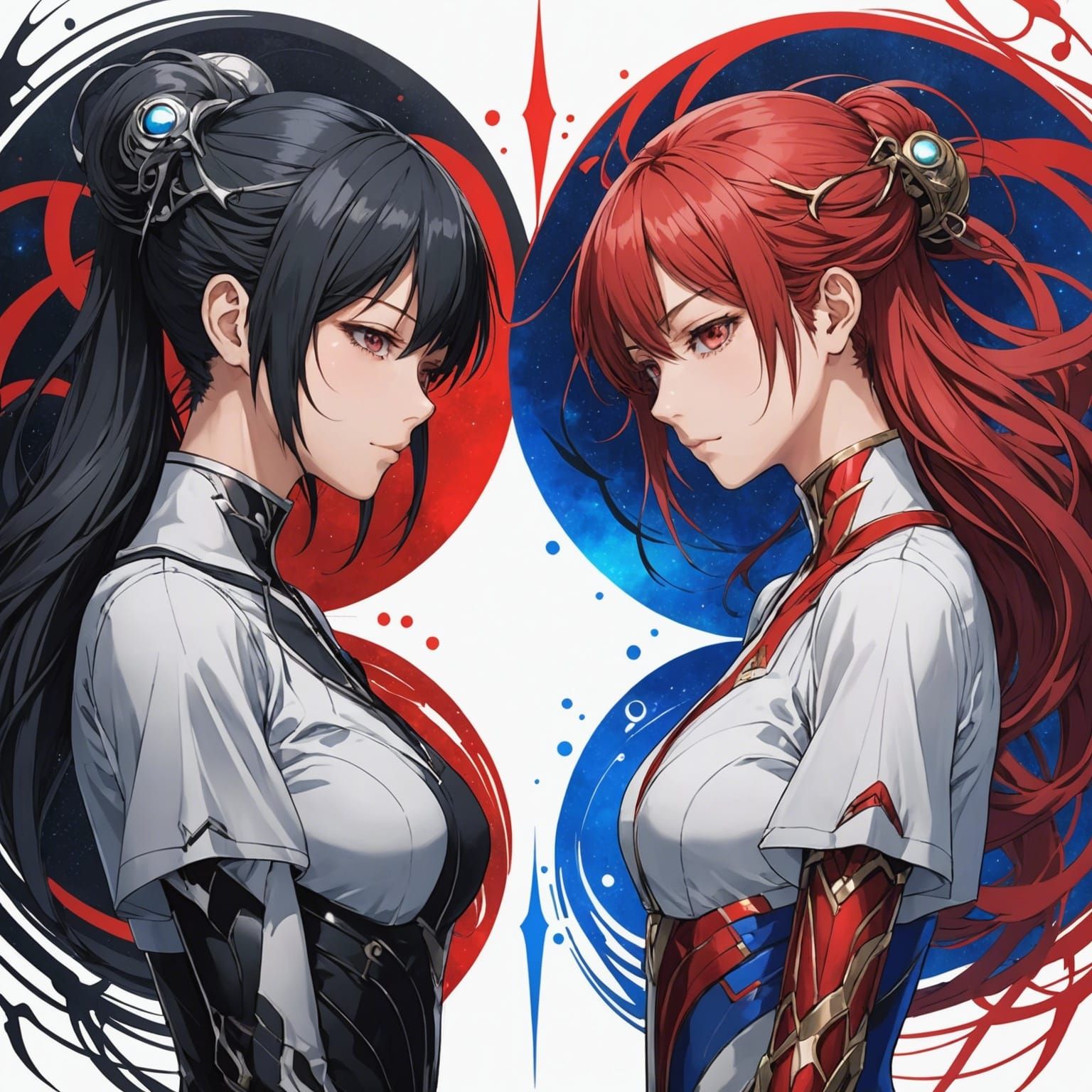 Anime Style Human Body Duality