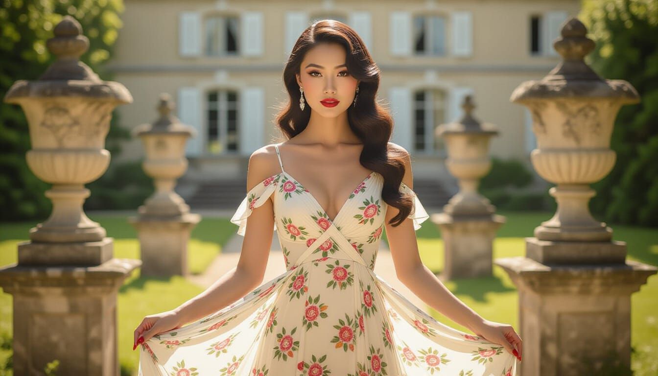 1930s Garden Party Fashion Photo