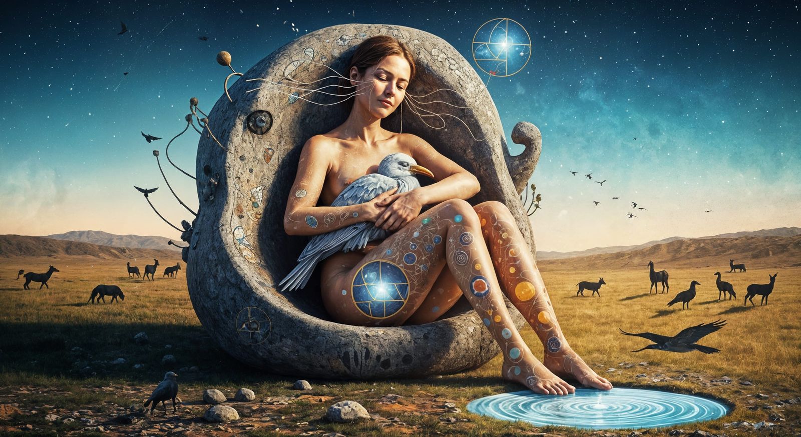 Kites Soar High in a Vibrant Blue Sky