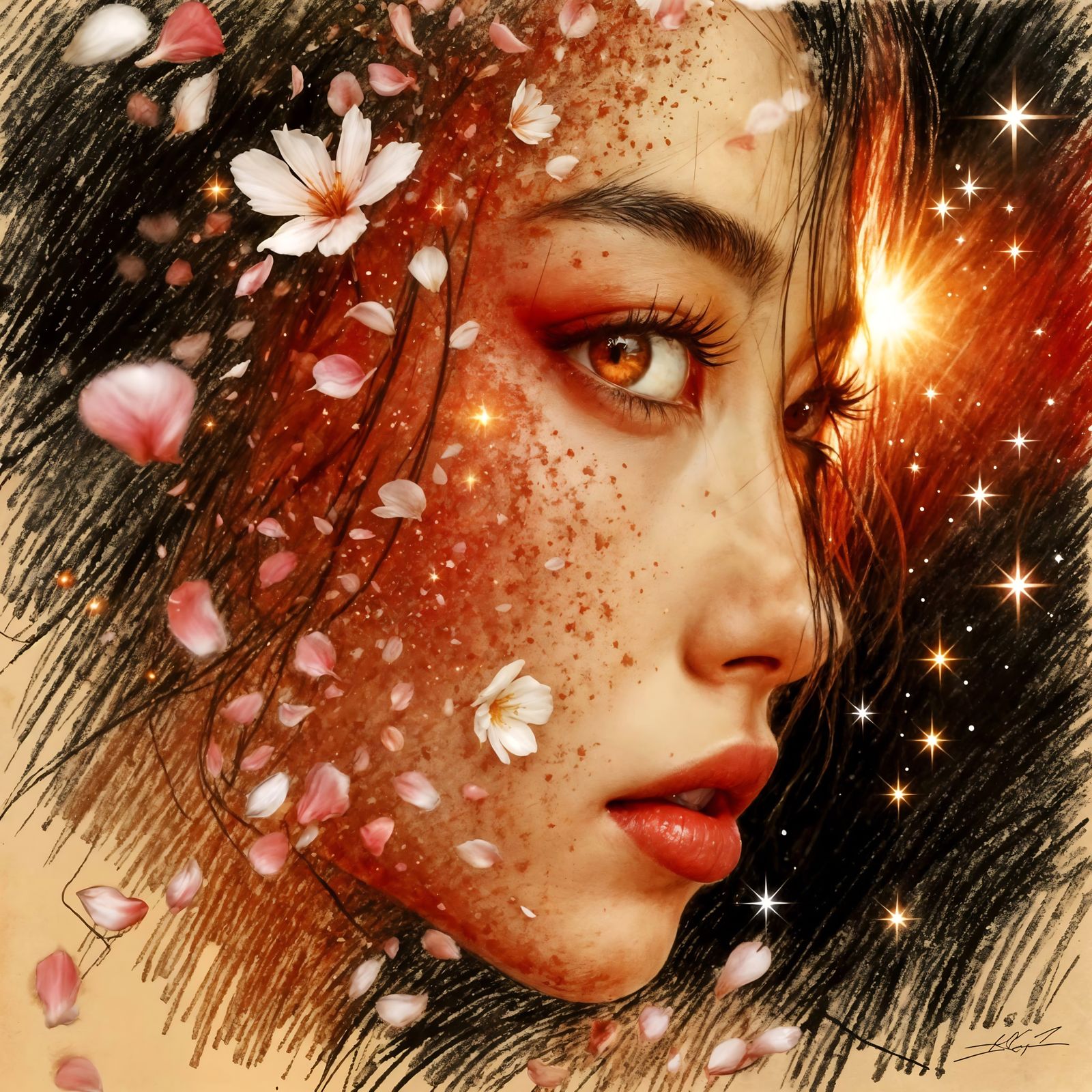 Cosmic Being Emerges From Stardust