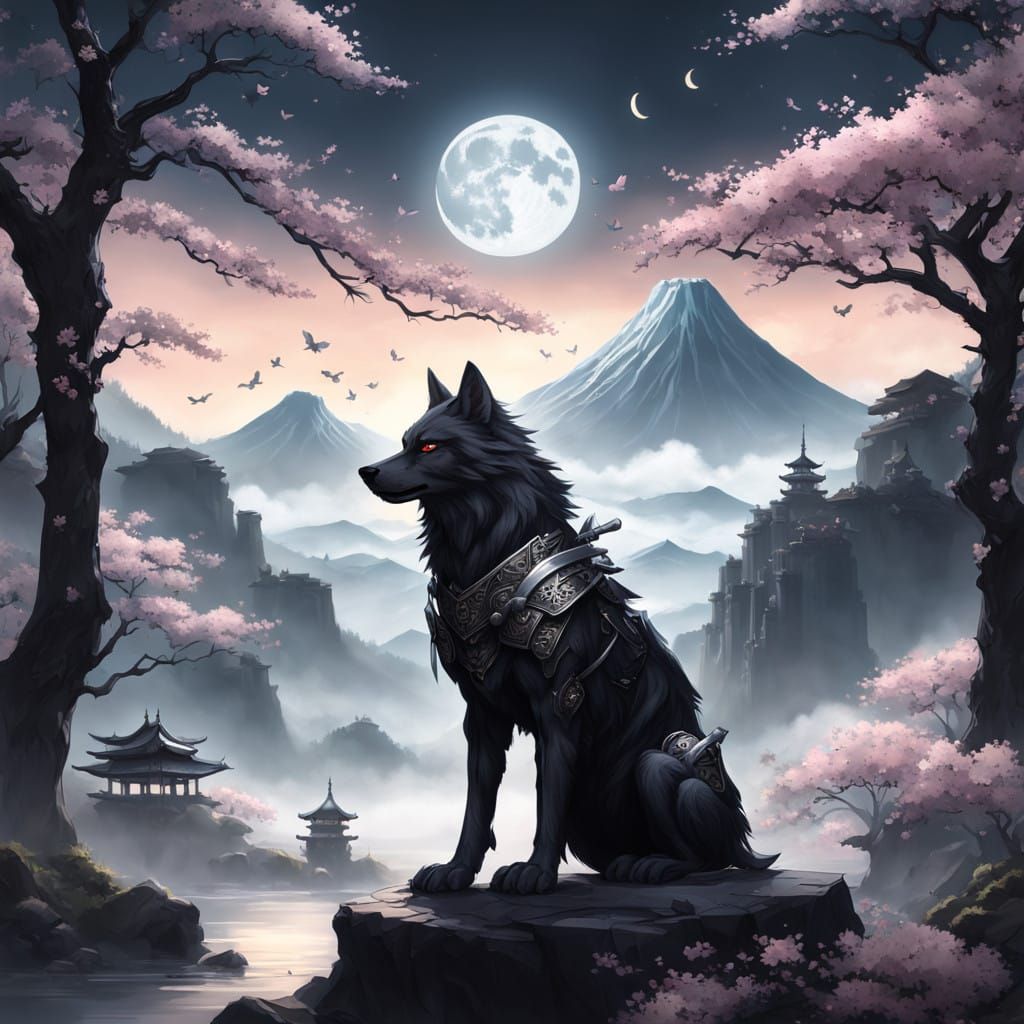 Ethereal Guardian in Dark Metallic Armor