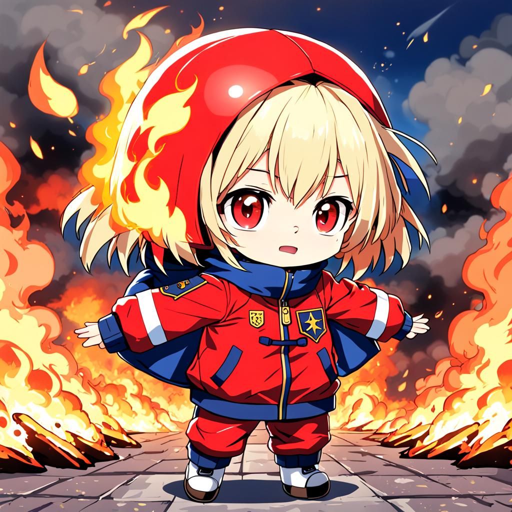 Klee the Bomber in Anime Style