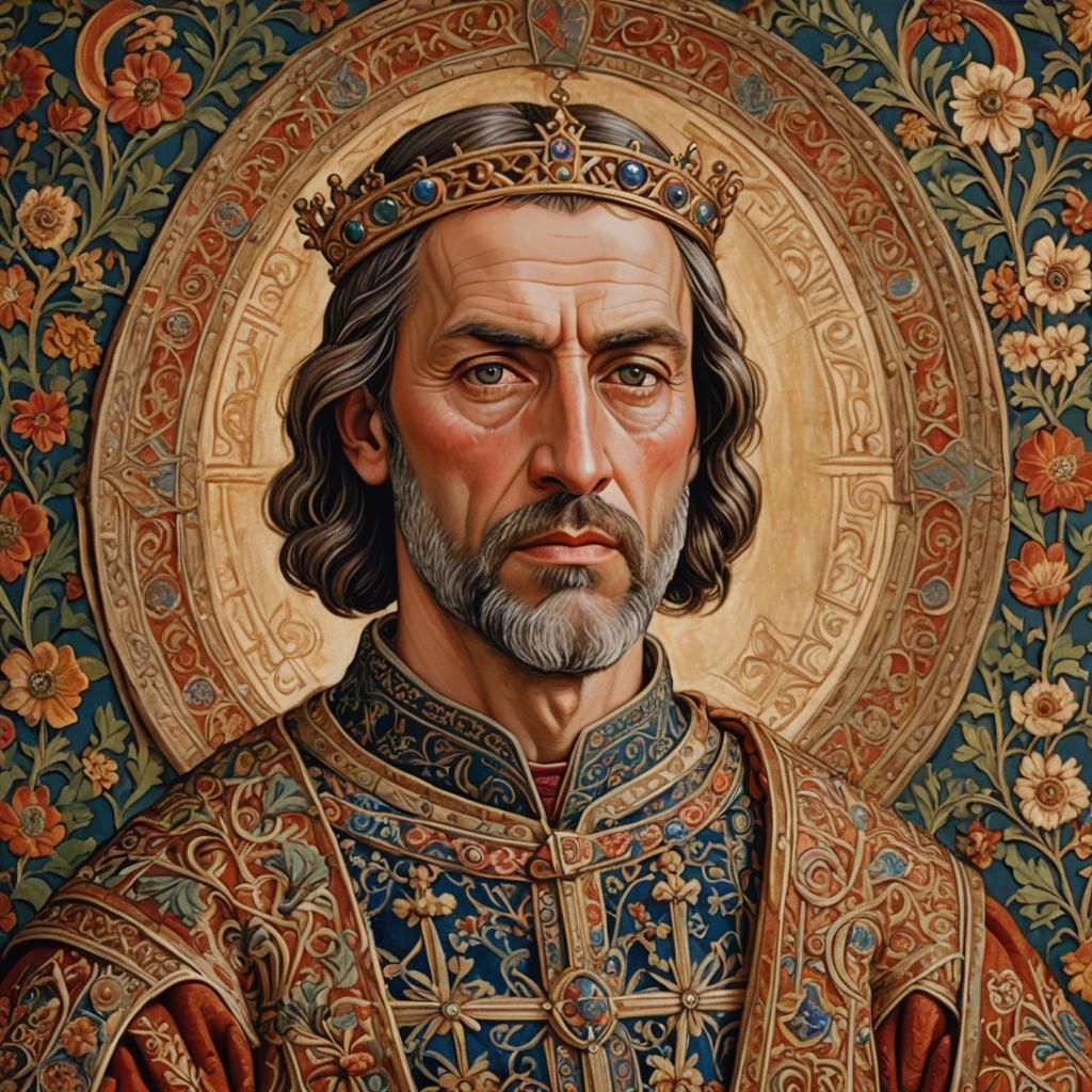 King Harold Godwinson: Medieval Portrait in Bayeux Tapestry ...