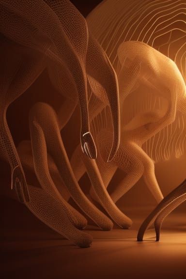 People Raised by Animals: Intricate Carvings