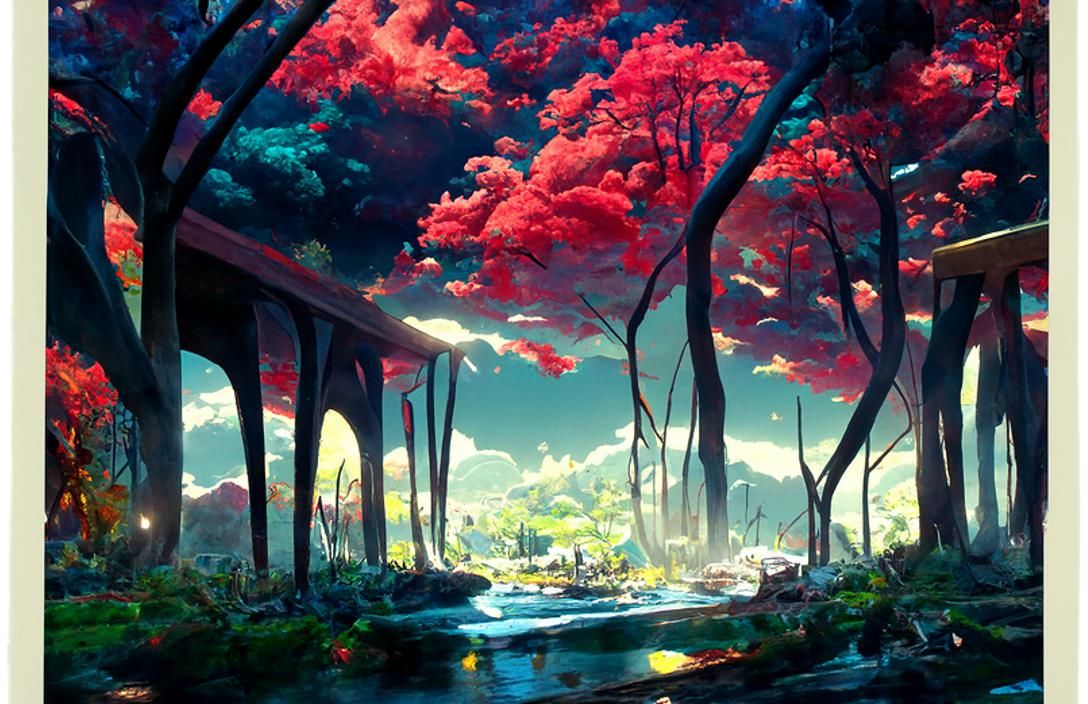 Spirited Anime Landscape Inspired by Studio Ghibli