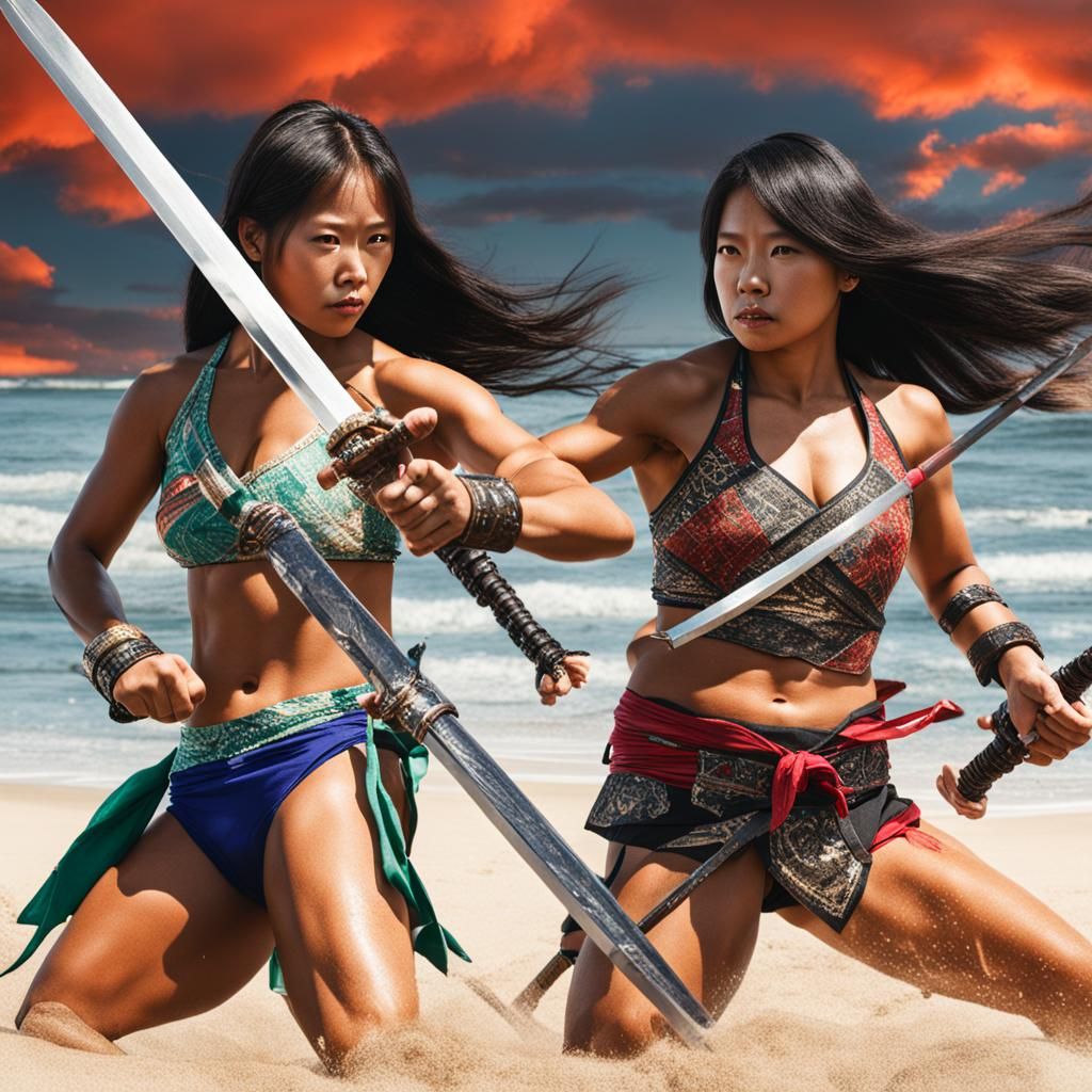 Filipino Women Warriors in Bikini Battle
