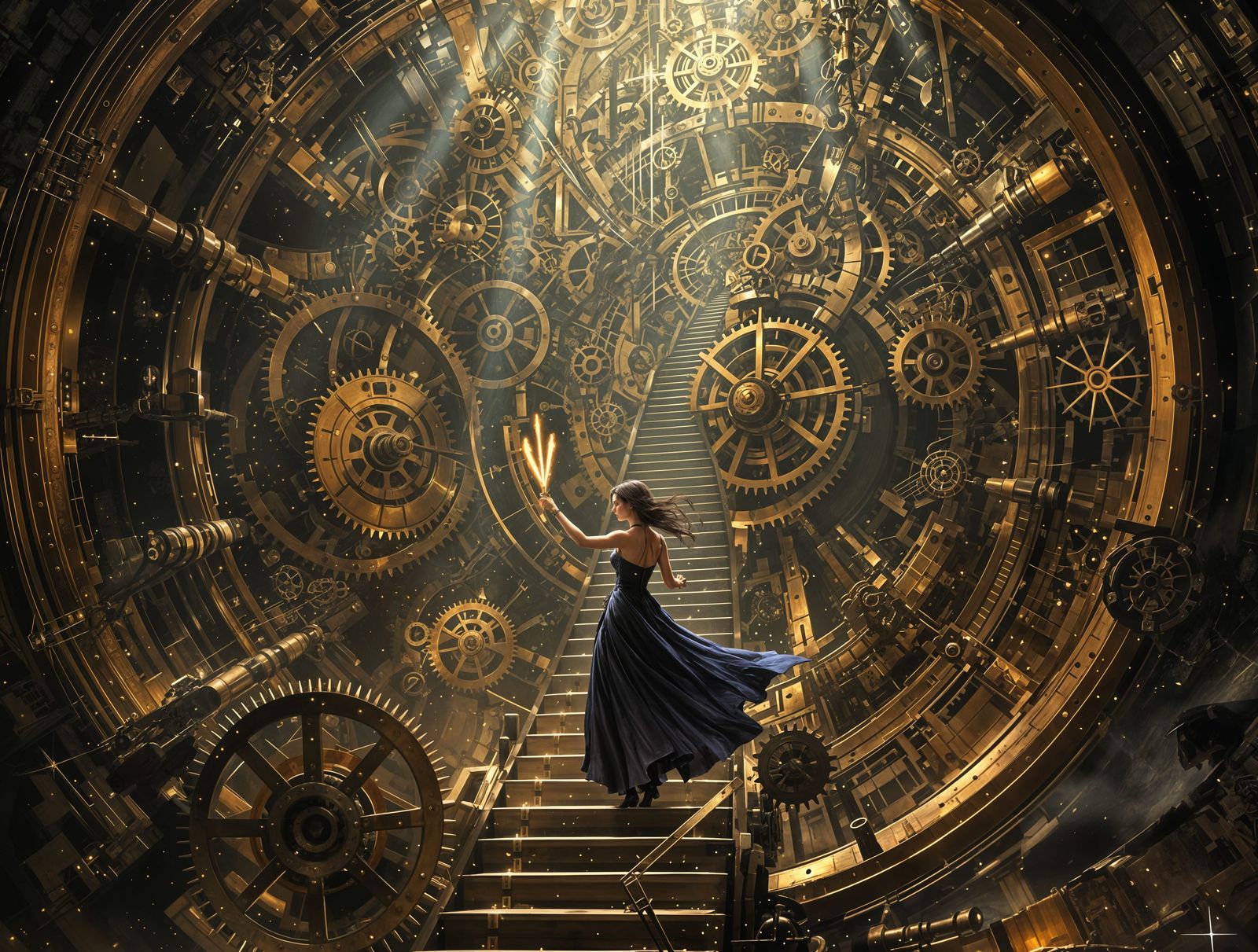 The Timekeeper's Symphony in Steampunk Style