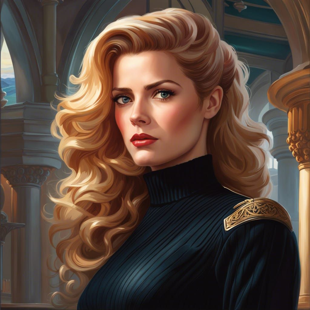 Lieutenant Helga Sinclair Glamorous Portrait