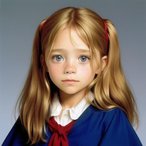 School Portrait of a 6-Year-Old Child