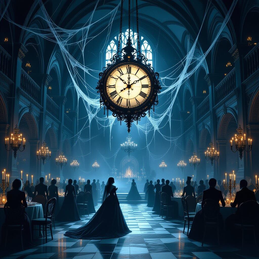 Gothic New Year's Eve Ball with Spectral Guests