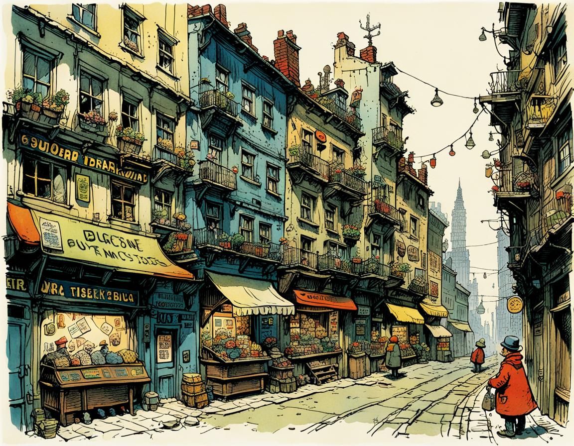 Cartoonish Architectural Fantasy