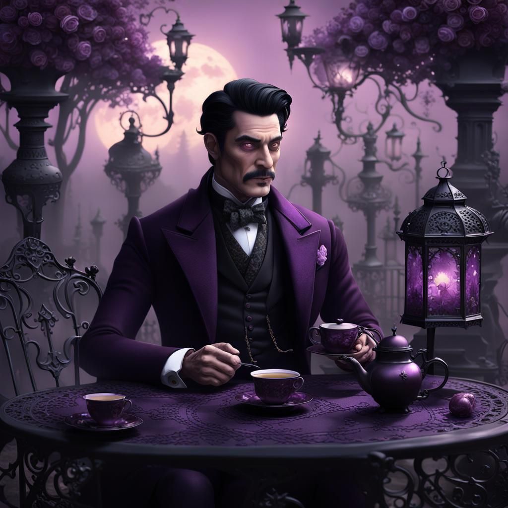 Mr. Ravencroft at Tea