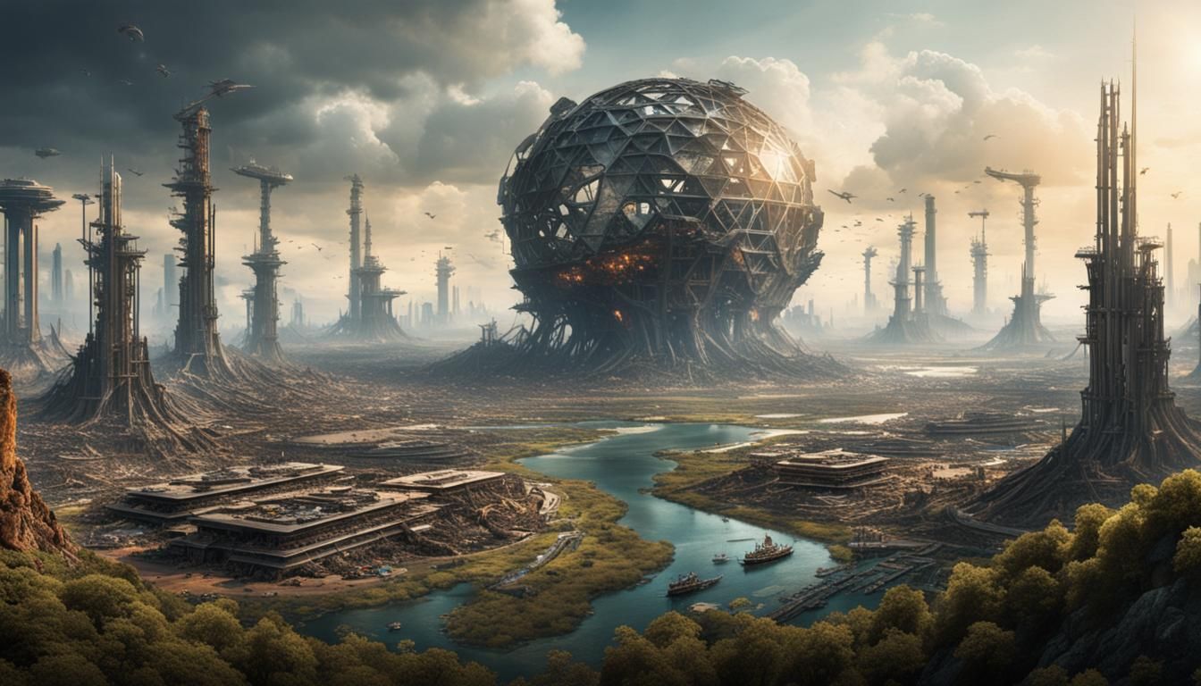 Dystopian Future: A Cautionary Tale of Unsustainable Living