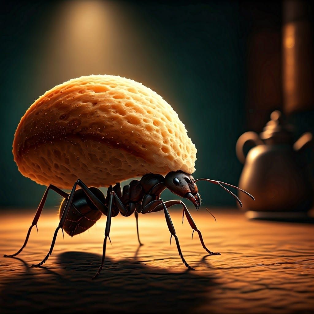 JUST AN ANT ...