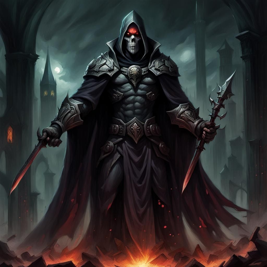 Grimdark Image in Ominous Style