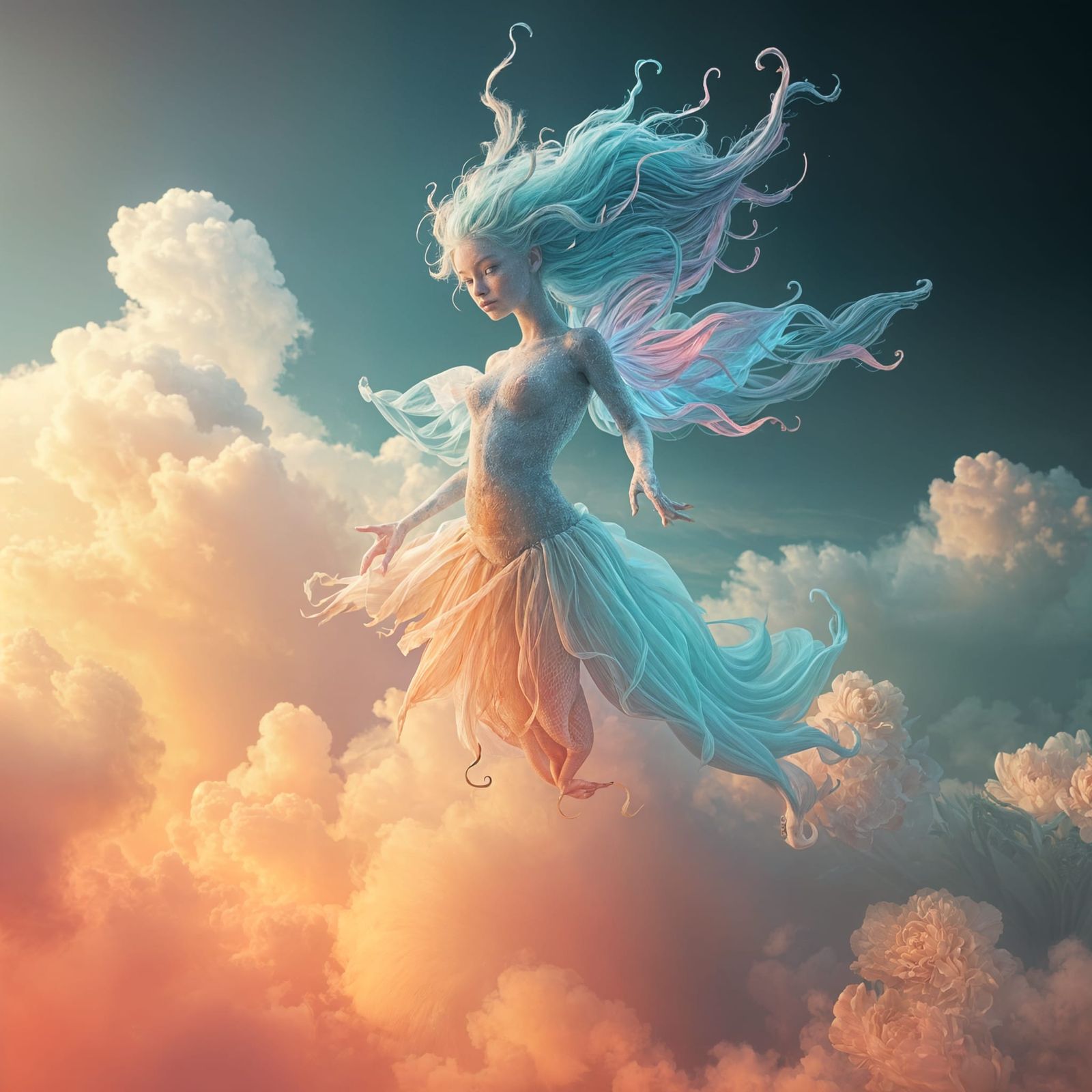 Whimsical Spring Landscape in Fantasy Art