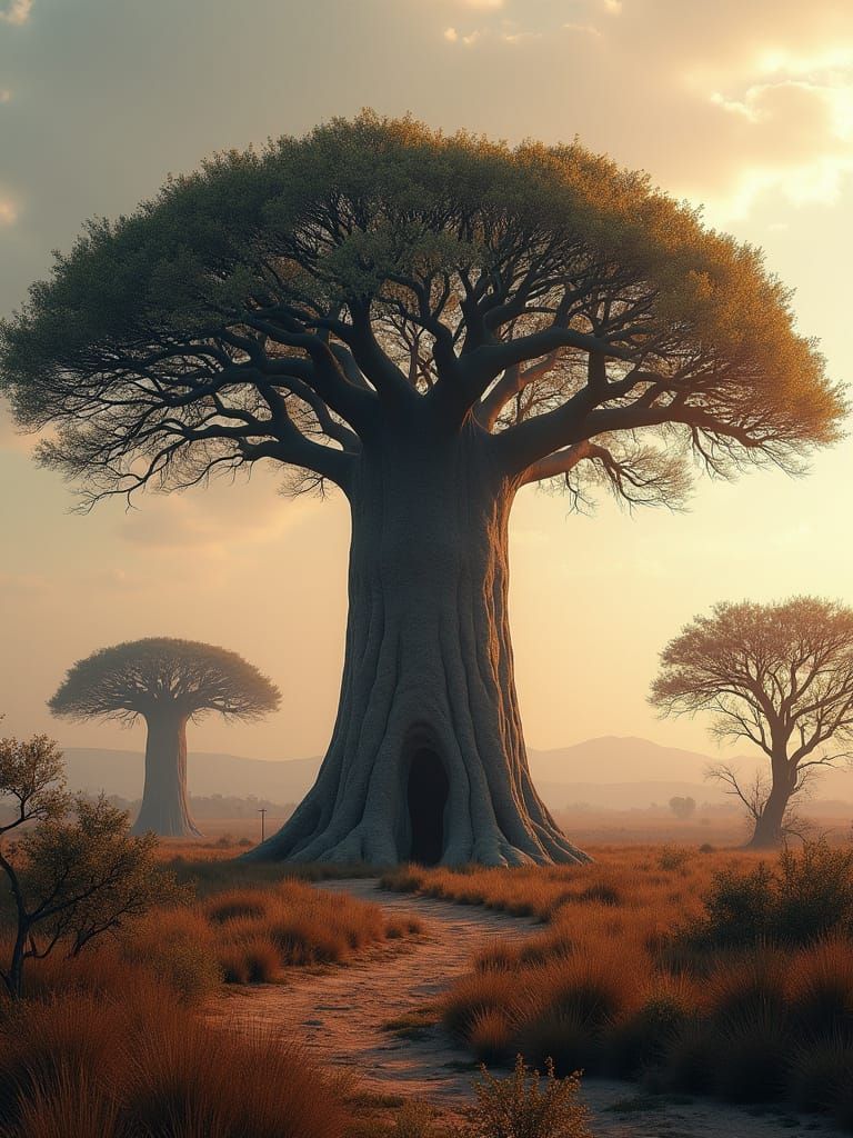 Majestic Baobab Tree