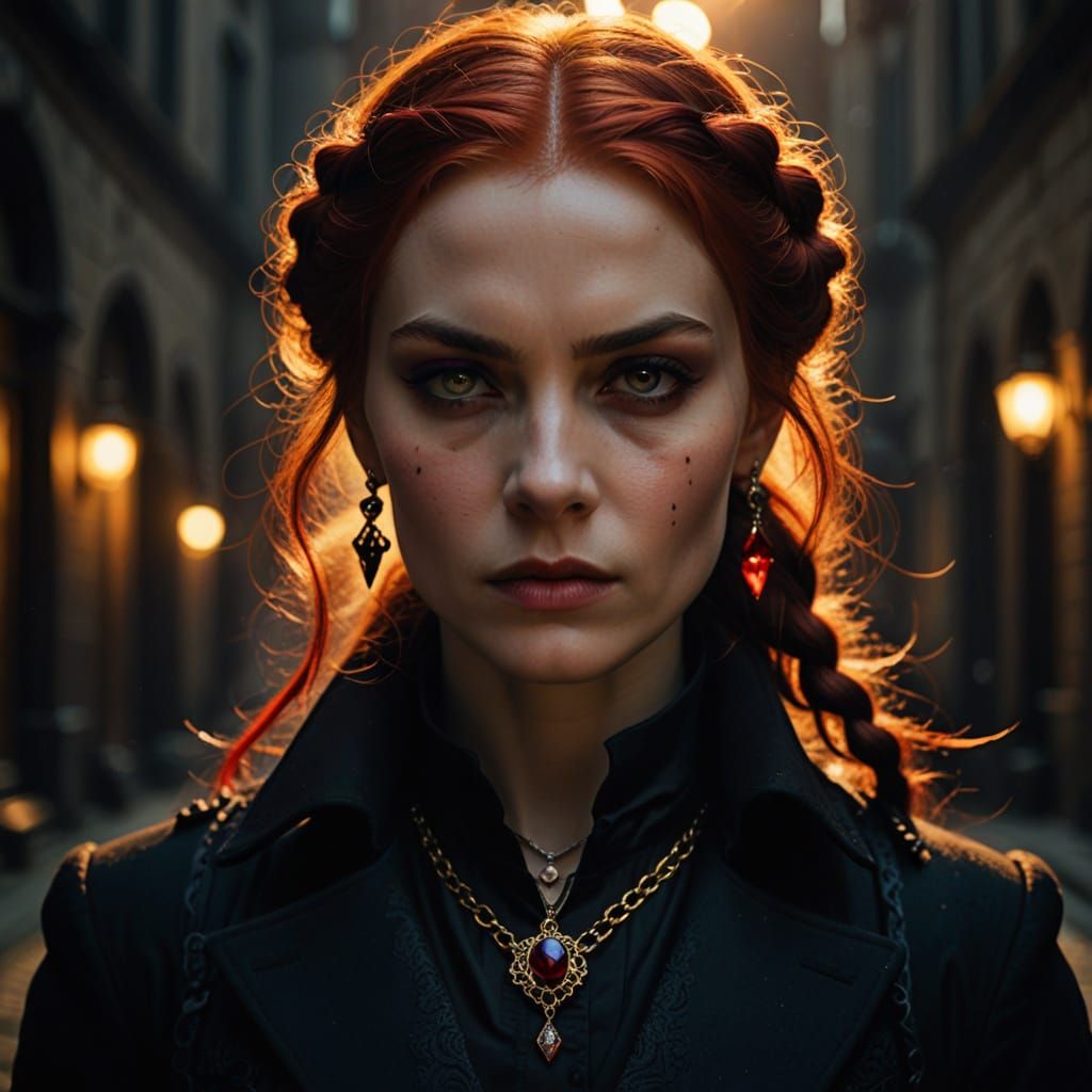 Baroque Portrait of a Female Assassin