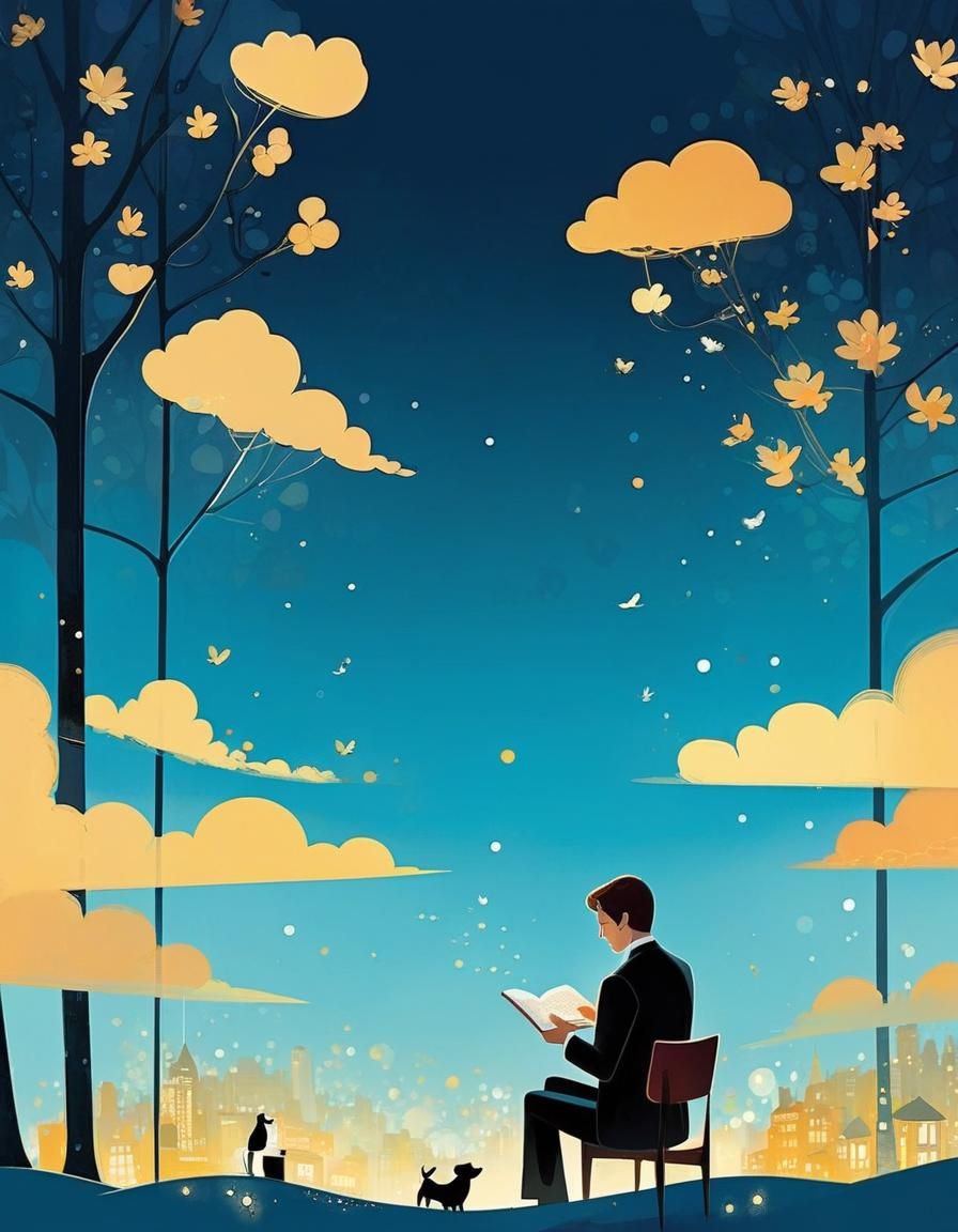 Paperback Writer Ambition: Digital Illustration