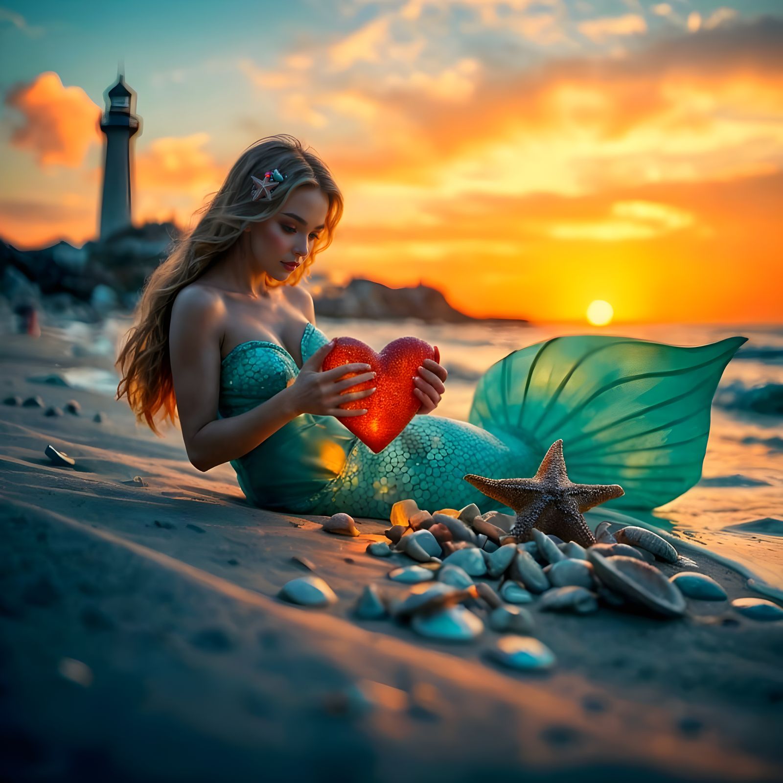 Mermaid's Treasure: A Cinematic Portrait