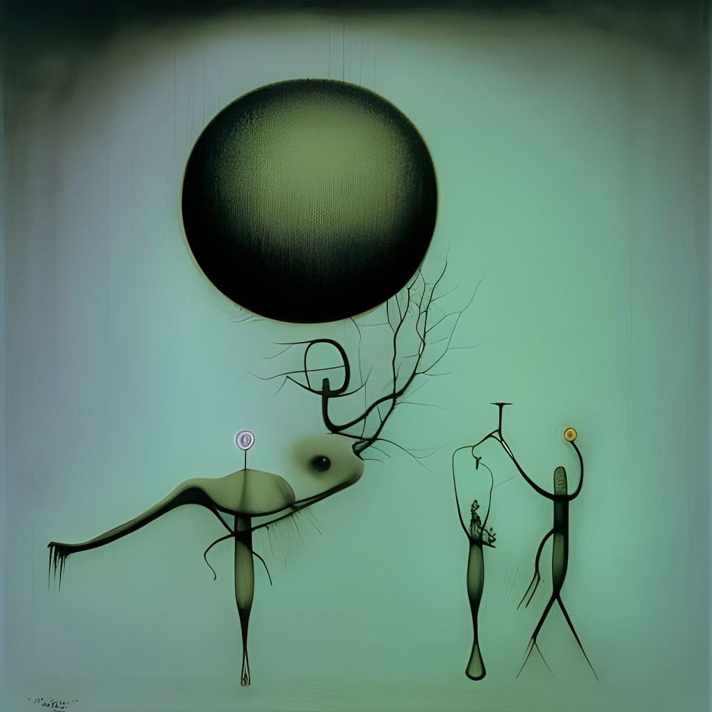 Surreal Lullaby in Style of Beksinski