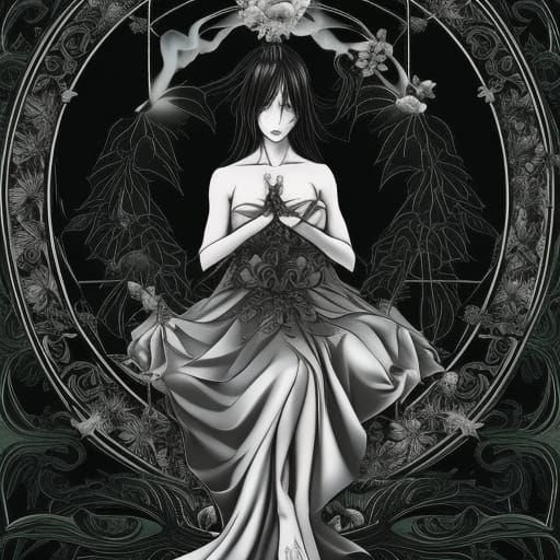 Goddess Flora: Anime Realism in Darkness