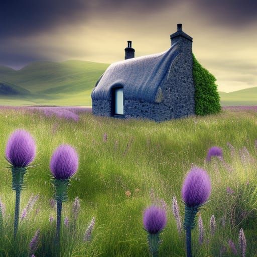 Thistle Field Cottage in Scottish Hebrides
