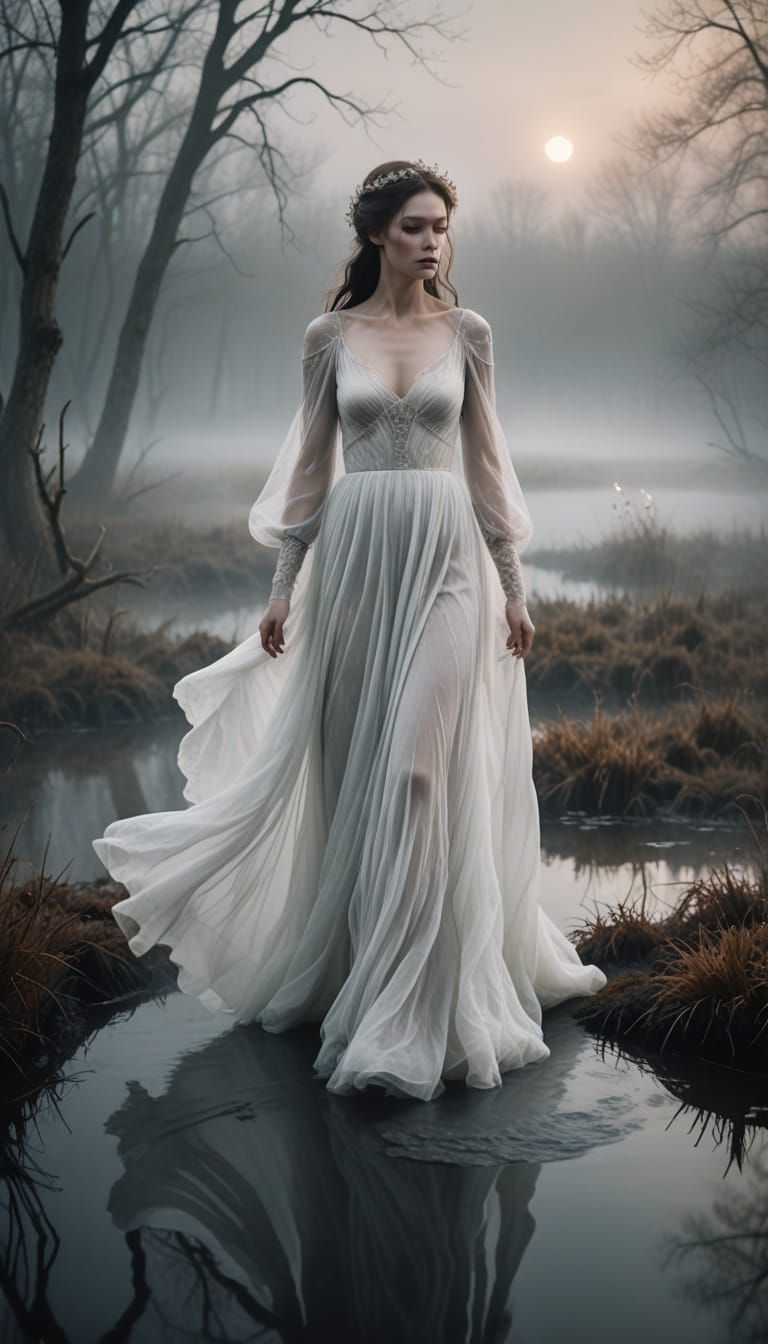 Ethereal Wraith in a Whispery Mist