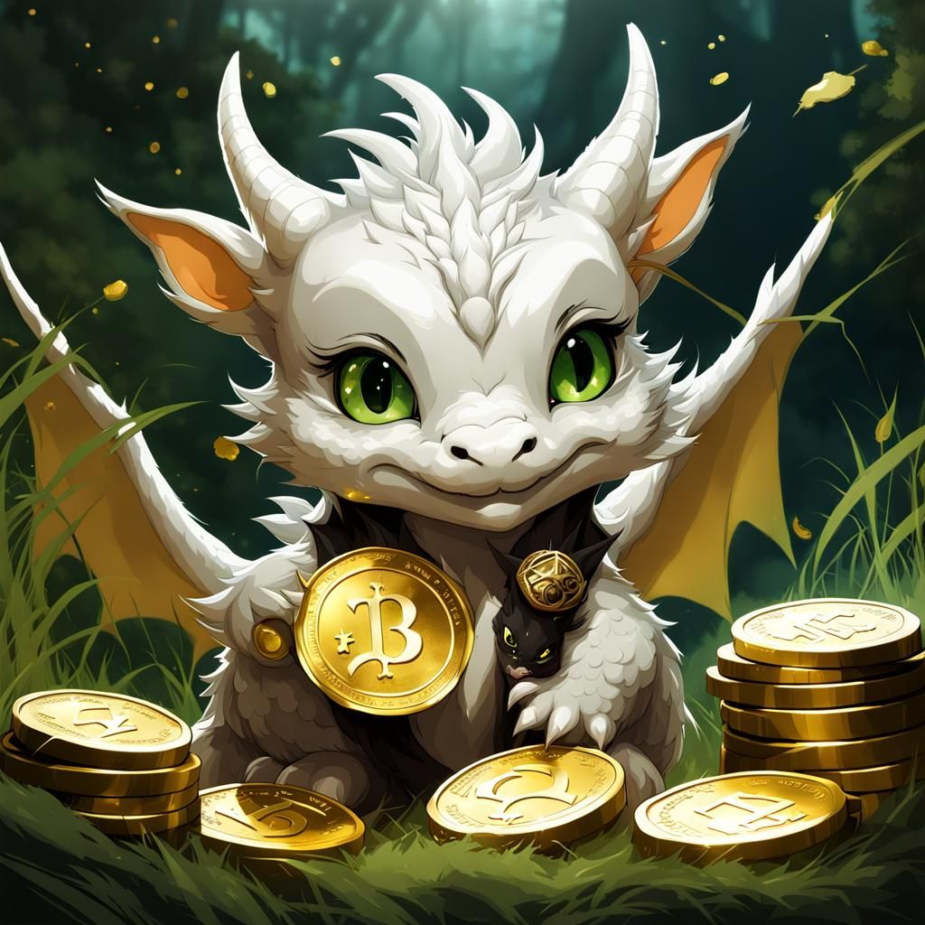 Chibi Gold Dragon