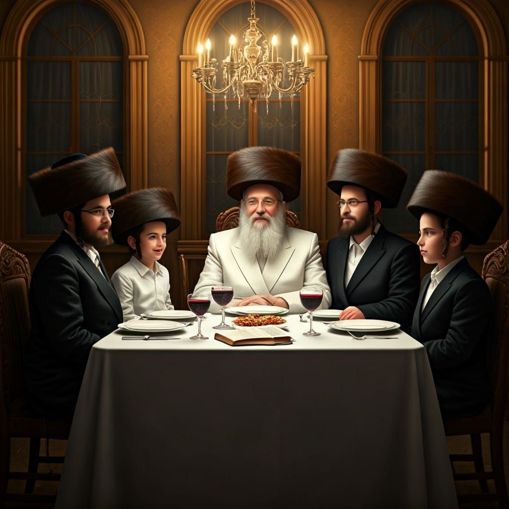 Ultra-Orthodox Hasidic Family Celebrates Jewish Passover in ...