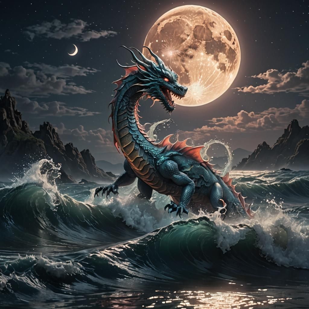Celestial Lunar Tide Dragon