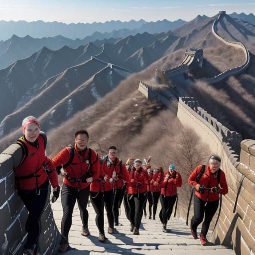 A group of people who trekked along the Great Wall of China have raised more than £85,000 in support of a hospice.

The ...