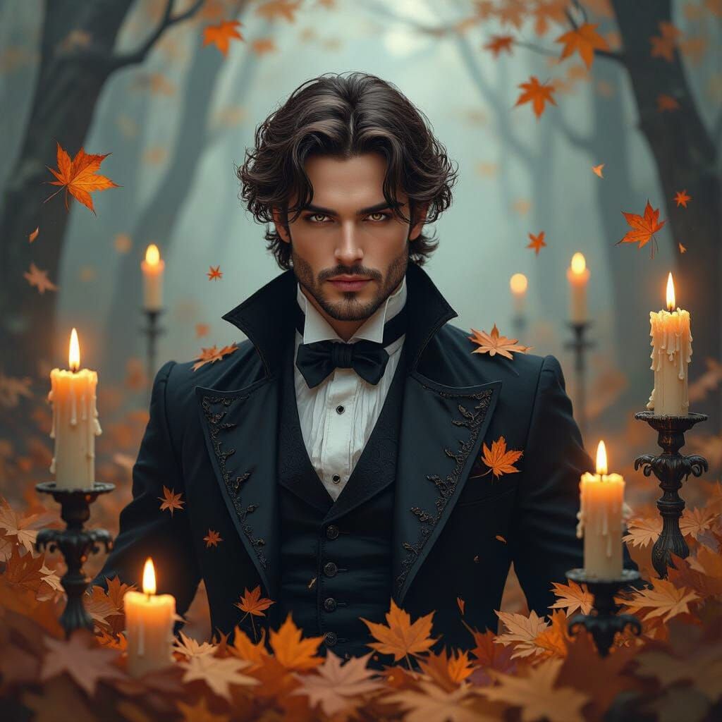 Victorian Nocker in Autumnal Mystical Forest