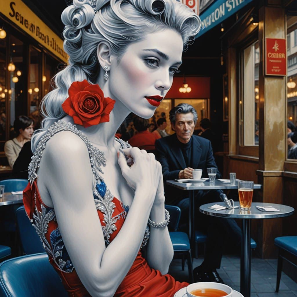 ˚˚he's so gorgeous! get it together and go sit down, right? he has been glancing at me... GO!˚˚