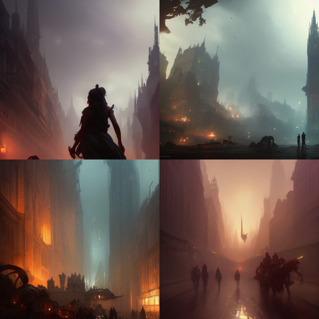 LGBT Dark Fantasy Concept Art in 8K