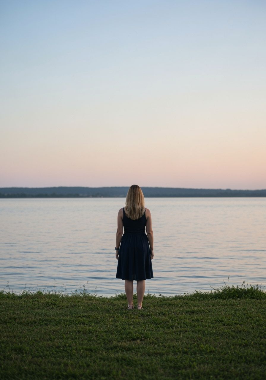 Dreamy Waterscape with Impressionistic Brushstrokes