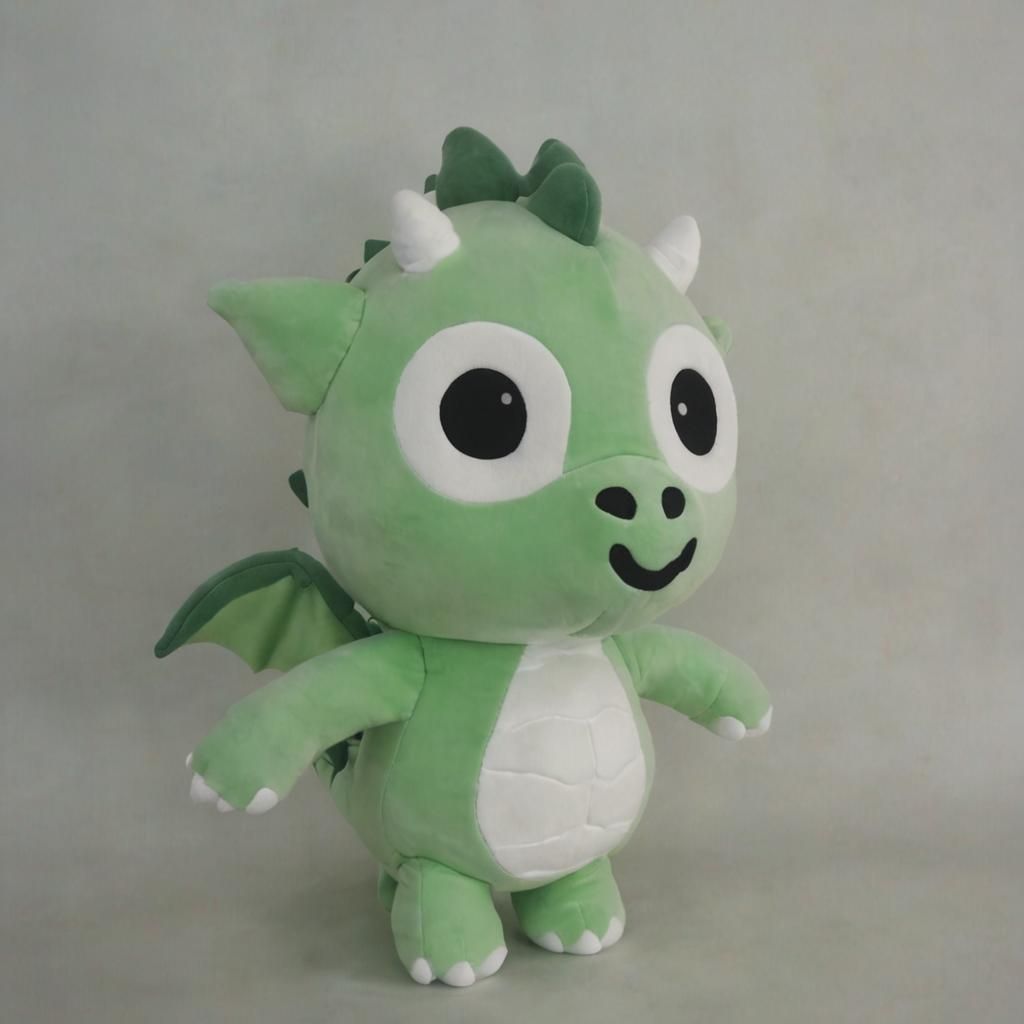 Cute Dragon Plush Toy in Soft Fleece