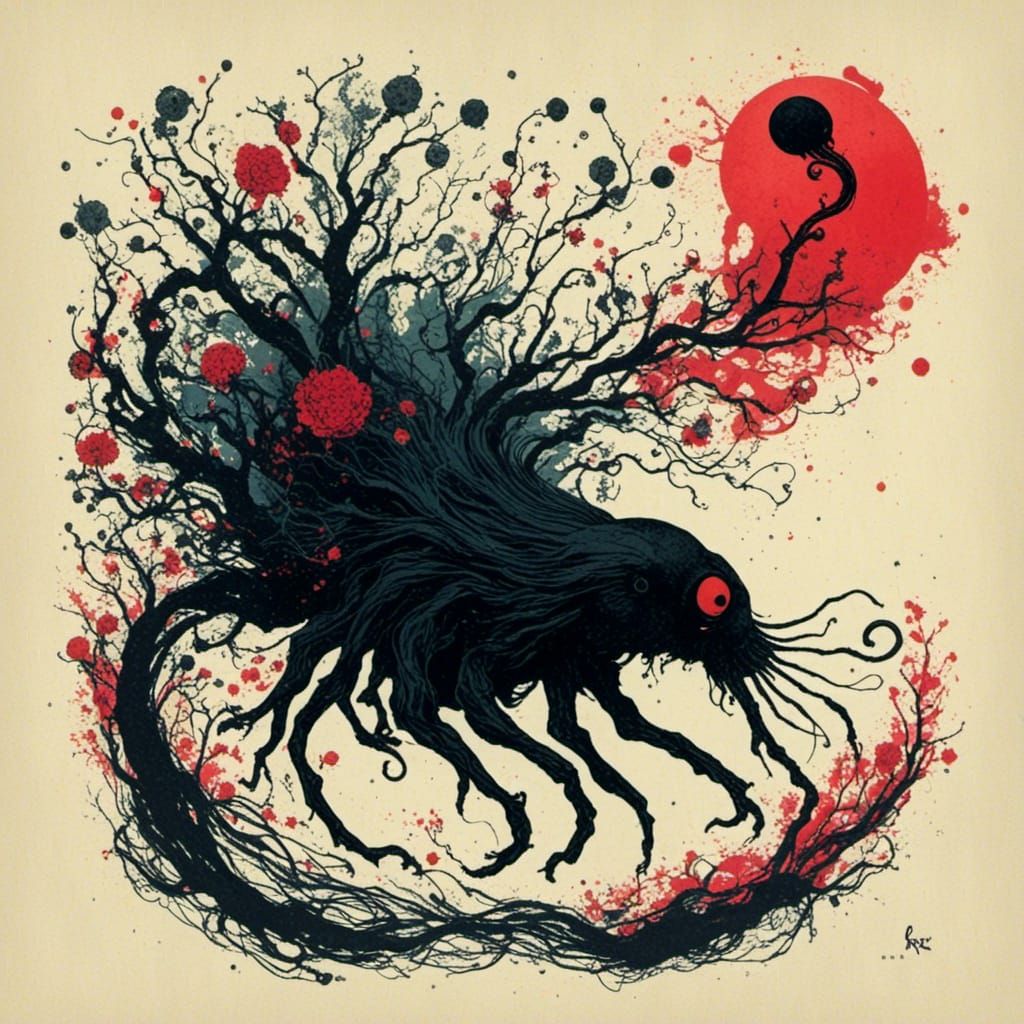 Cicada Song and Twisted Ink LoRA Fusion